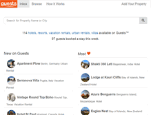 Tablet Screenshot of guests.com